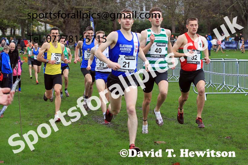 European Mens Short Course Relay Trials, 2022 British Athletics Cross Challenge, Sefton Park, Liverpool.  Photo: David T. Hewitson/Sports for All Pics